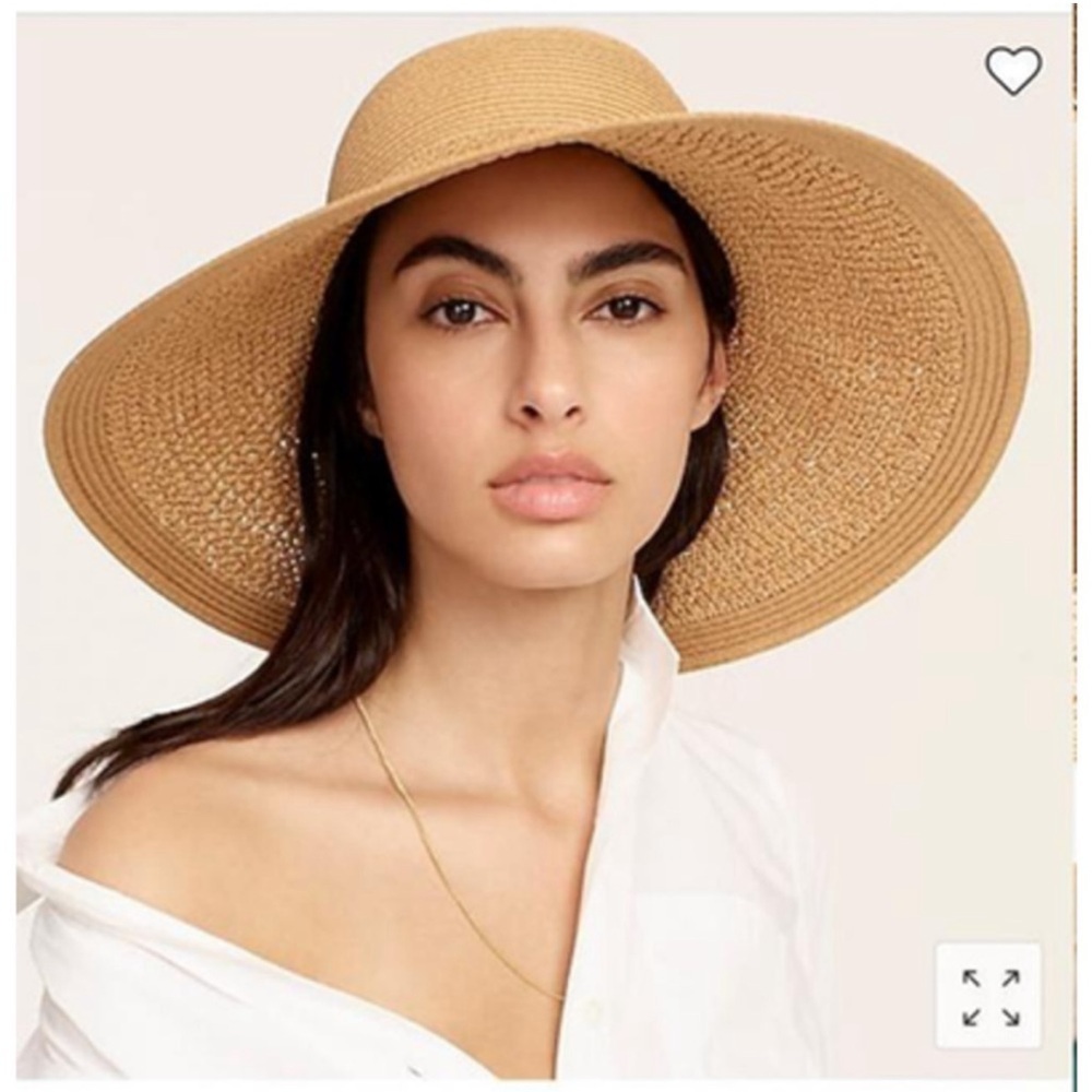 J.Crew Textured Summer Straw Hat